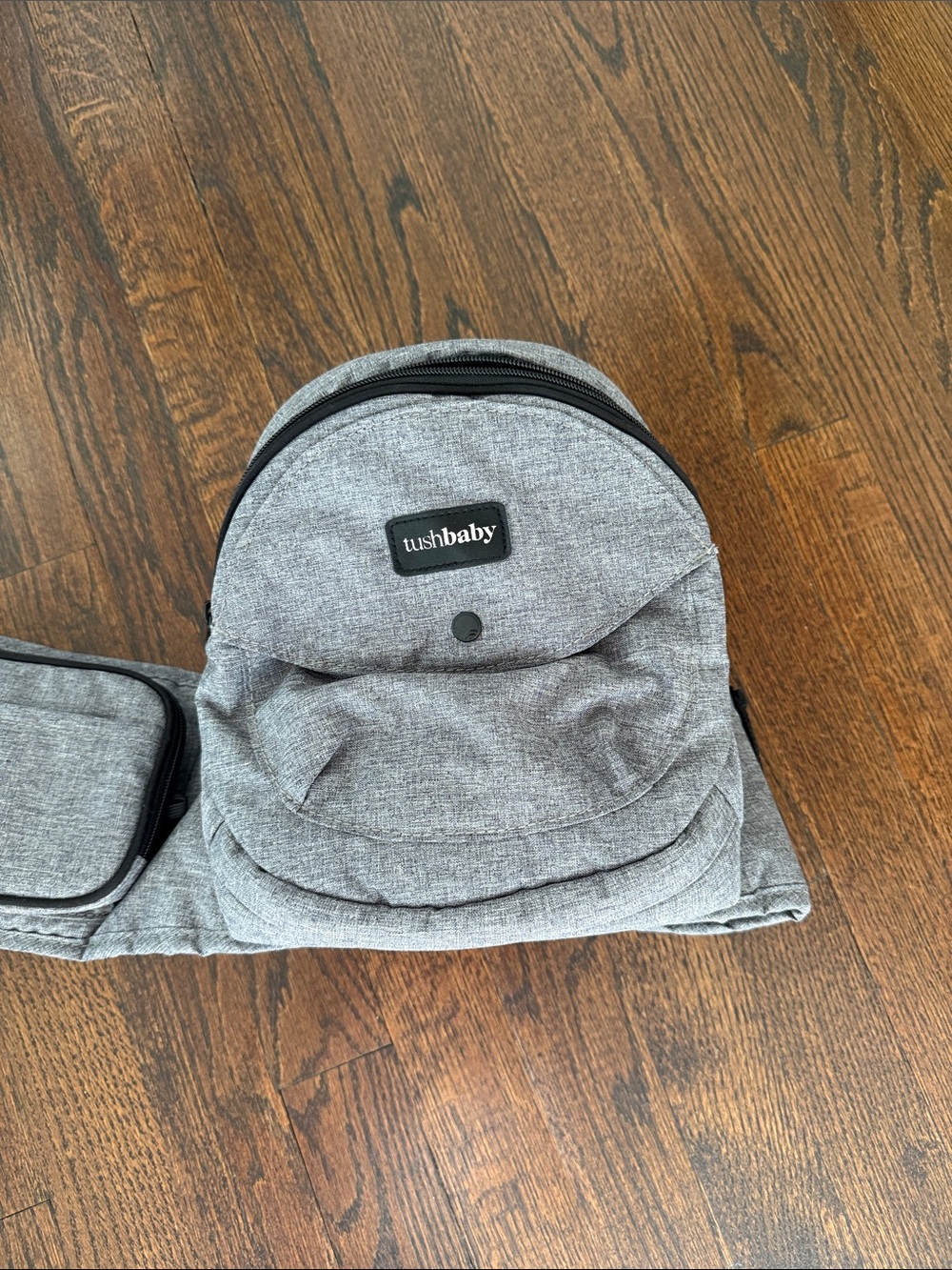 tushbaby Gray Kids Belt Bag – Hands-Free Organizer